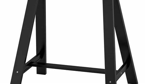 ODDVALD Tréteau, noir, 70x70 cm IKEA