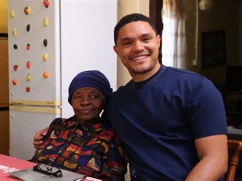 Popular South African Comedian, Trevor Noah Shows Off His 91yearold