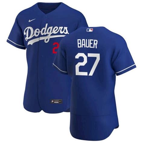 trevor bauer dodgers jersey