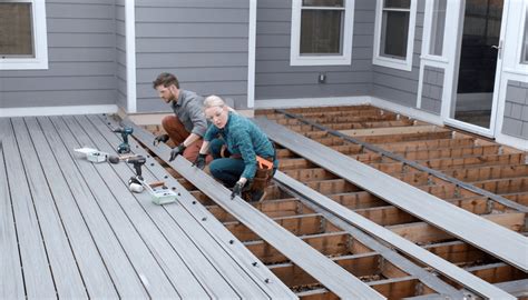 trex deck spacing between boards