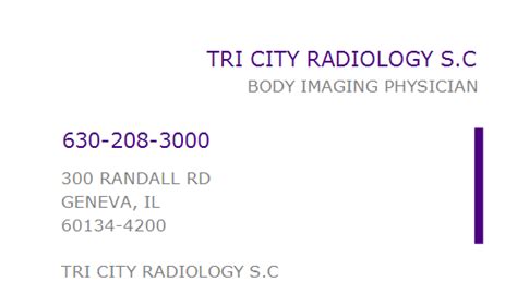 tri city outpatient imaging npi
