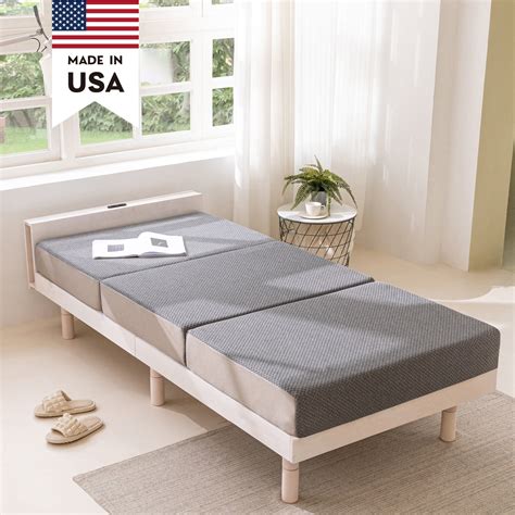 tri fold twin foam mattress