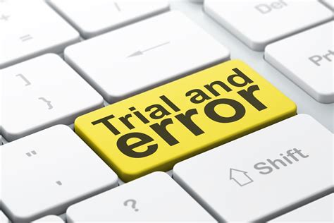 trial and error