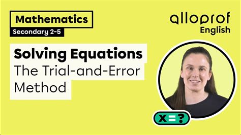 trial and error method another name