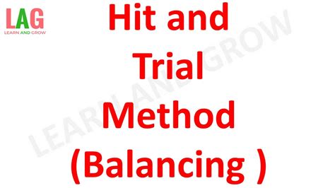 trial and hit method