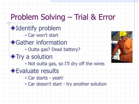 trial error method problem solving