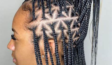 HOUSTON BRAIDER on Instagram “Small triangle knotless