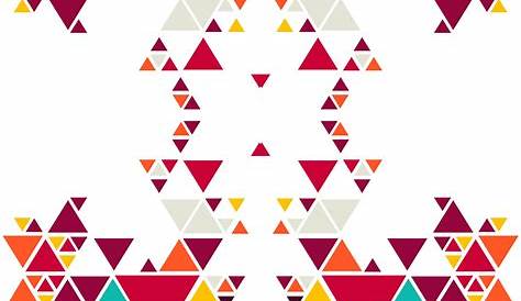 Triangle Design Vector Abstract Colorful Geometric Seamless Pattern