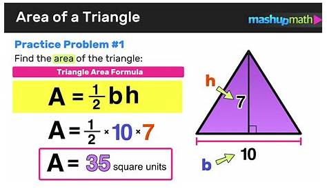 Triangle Formula Area In Hindi त्रिभुज का क्षेत्रफल फार्मूला और उसके उदाहरण