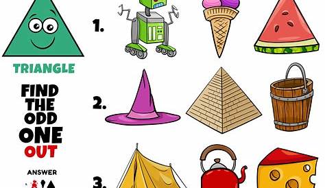 Triangle Shaped Objects For Preschoolers Free Shape Activity Worksheets School Children