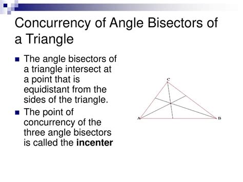 Triangle Angle Bisectors Intersect