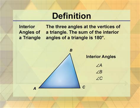 Triangle Angle Definition