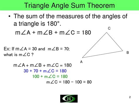 Triangle Angle Sum Theorem