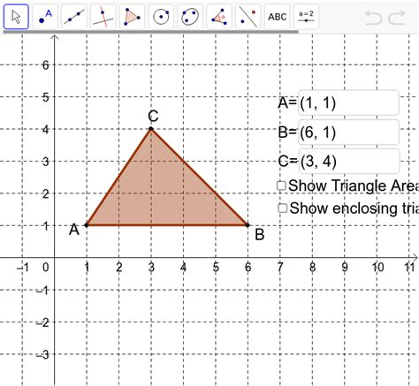 Triangle Area Calculator Coordinates