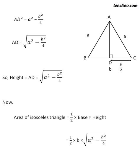 Triangle Area Formula Without Height