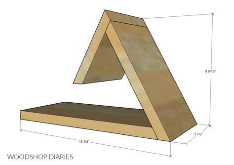 Triangle Book Holder Dimensions