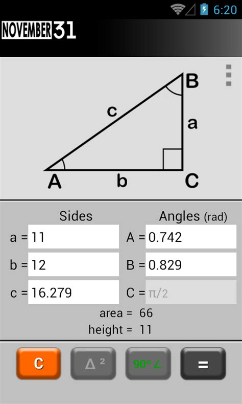 Triangle Calculator Based On Angle