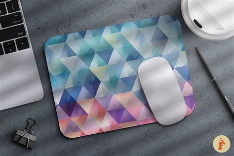 Triangle Design Mouse Pad