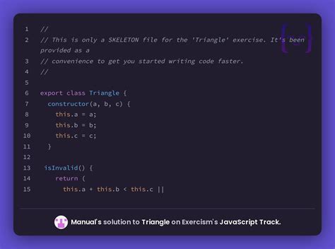 Triangle Exercism Js