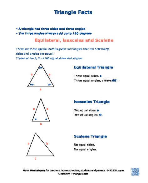 Triangle Facts Simple