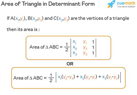 Triangle Formula Determinant