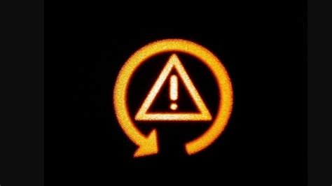 Triangle In A Circle Warning Light