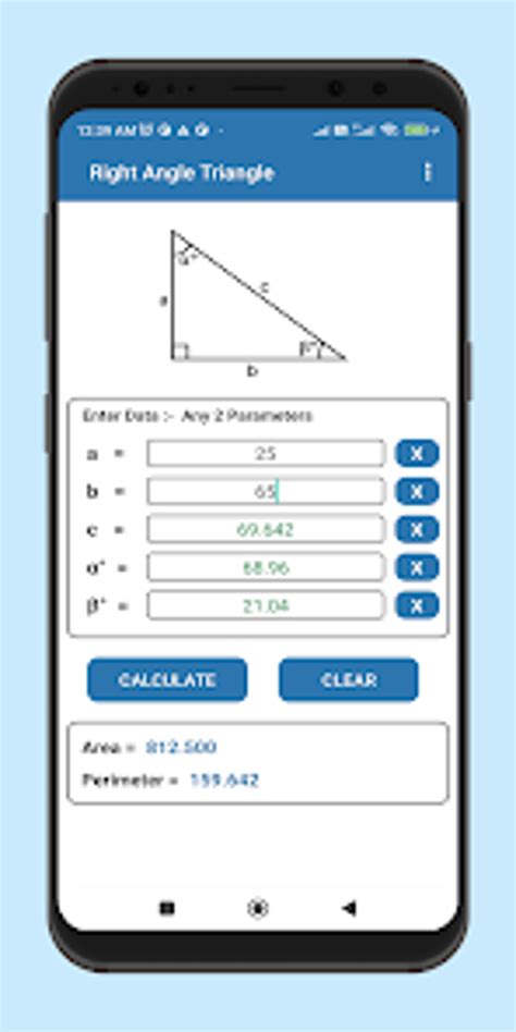 Triangle In Calculator