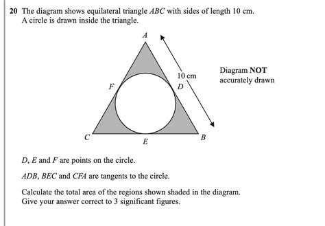 Triangle In Circle Question