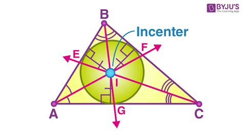 Triangle Incenter Example