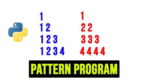 triangle number pattern in python