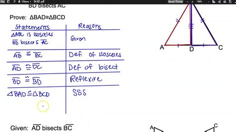 Triangle Proofs Definitions
