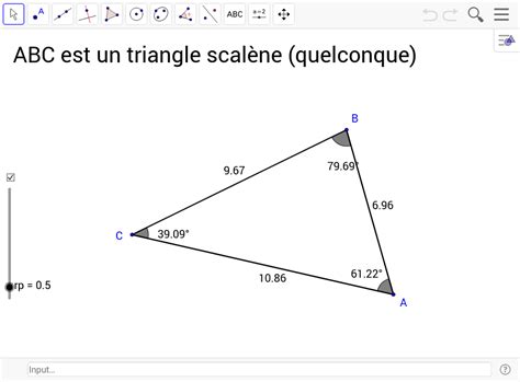 Triangle Quelconque Definition