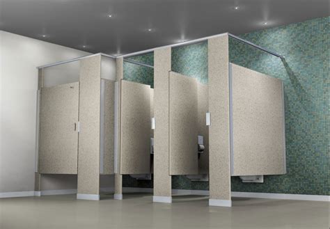 triangle roof restroom stalls
