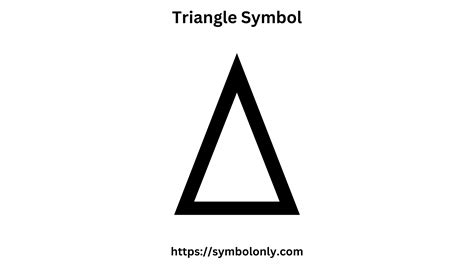 triangle symbol copy and paste math