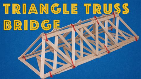 triangle truss bridge simplified