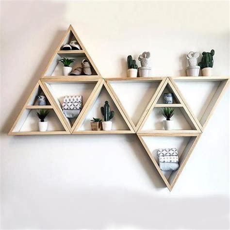 Triangle Wall Bookshelf