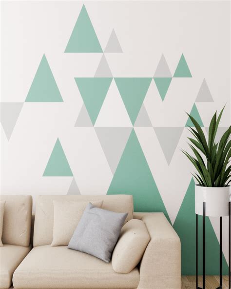 Triangle Wall Paint Ideas