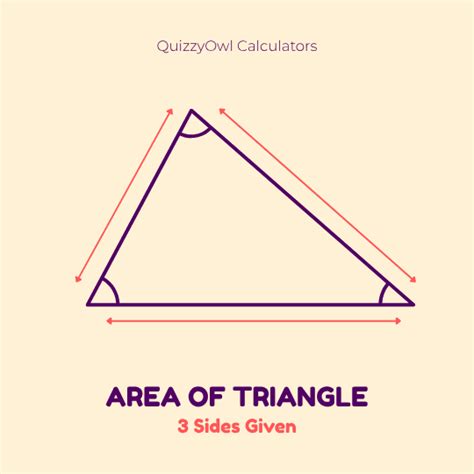 Triangle With 3 Sides Calculator