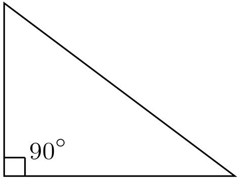 Triangle With Angle 90
