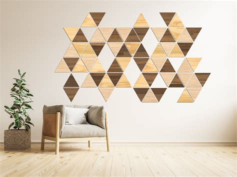 Triangle Wood Wall Decor