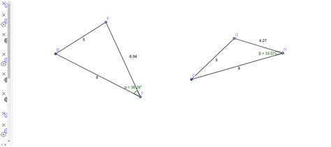 Triangles No Congruent