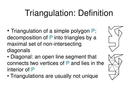 Triangulation Definition Simple