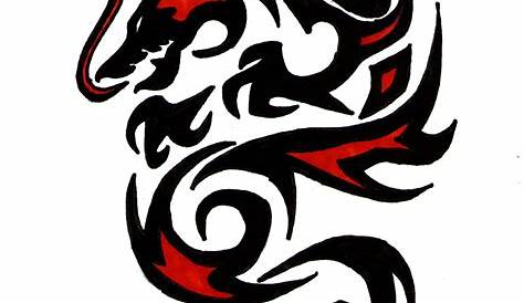 Tribal Dragon Tattoo 60 Awesome Designs For Men