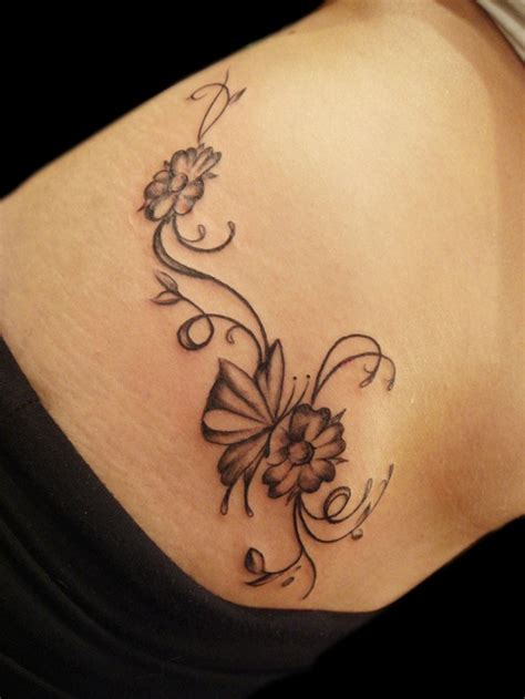 Innovative Tribal Flower Tattoo Designs For Women References