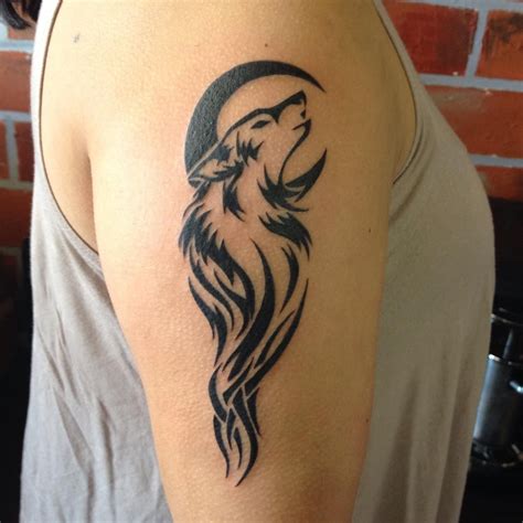 Famous Tribal Wolf Tattoo Design References