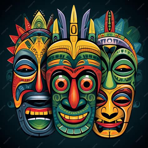 Tribal Mask Expressions of Community