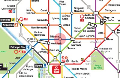 tribunal madrid metro map