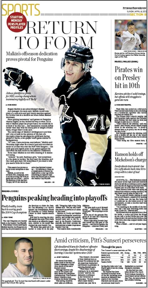 tribune review sports pitt