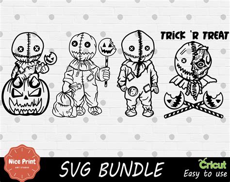 Trick Or Treat SVG in SVG/DXF/EPS/JPG/PNG • OhMyCuttables