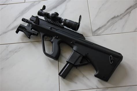 tricked out airsoft steyr aug